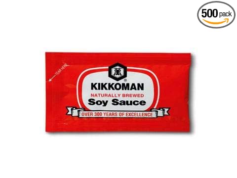 Kikkoman Soy Sauce, 6 Milliliter -- 500 per case