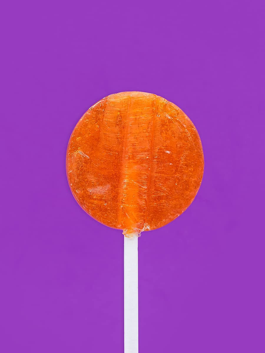 Assorted Bulk Lollipops | Solid Caramel with Fruit Flavors - 5 lb (2.26 kg) Bag
