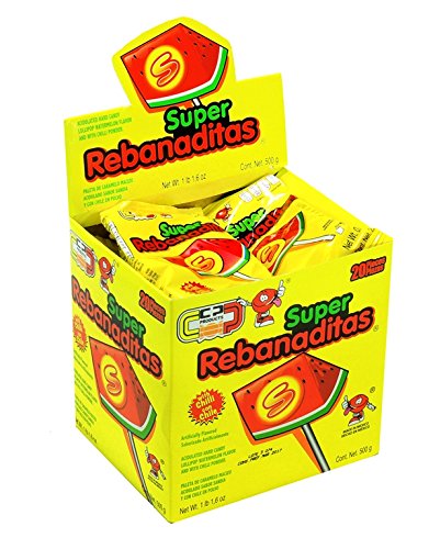 Super Rebanadita | Tangy and Spicy Mexican Lollipops - 20 pcs
