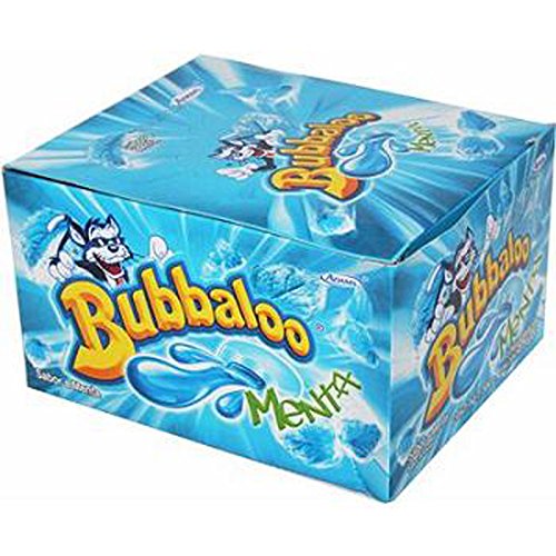 Bubbaloo Chewing Gum | Liquid Center Gum with Intense Flavor - Box of 47 pcs