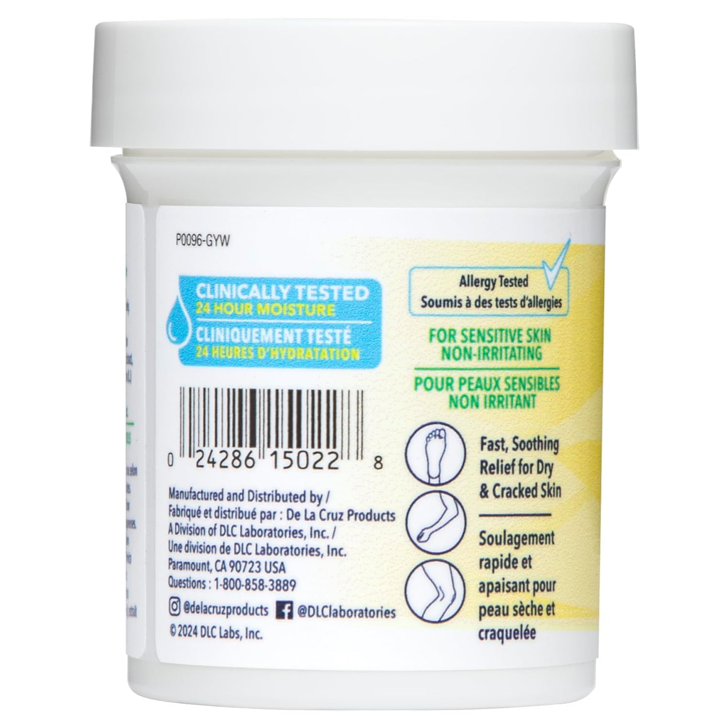 De La Cruz Arnica Salve - Foot Cream for Dry Cracked Heels and Feet - Moisturizing Hand Salve for Dried Hands - 24 Hour Moisture Foot Cream for Dry Cracked Feet and Rough Skin - (2 Ounces)