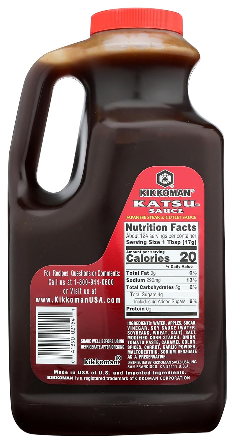 Kikkoman Tonkatsu (Katsu) Japanese Steak and Cutlet Sauce 2.1 Kilogram (4 Pound 11 Ounce)