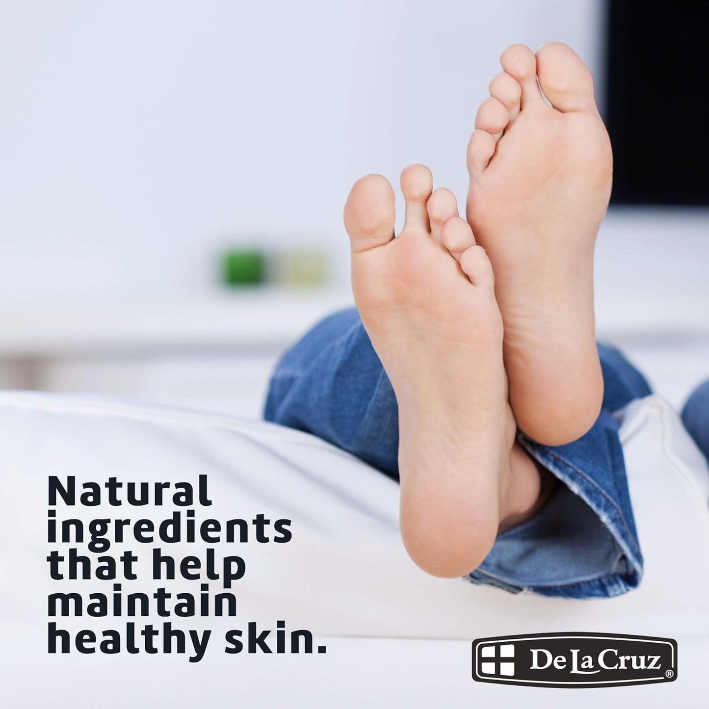 De La Cruz Arnica Salve - Foot Cream for Dry Cracked Heels and Feet - Moisturizing Hand Salve for Dried Hands - 24 Hour Moisture Foot Cream for Dry Cracked Feet and Rough Skin - (2 Ounces)