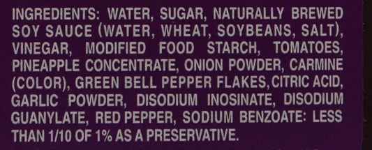 Kikkoman Sweet and Sour Sauce,Organic Dark Red Kidney, 4.67 Pound (Pack of 1),75 Ounce