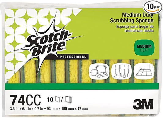 Scotch-Brite Medium-Duty Scrub Sponges 10 count