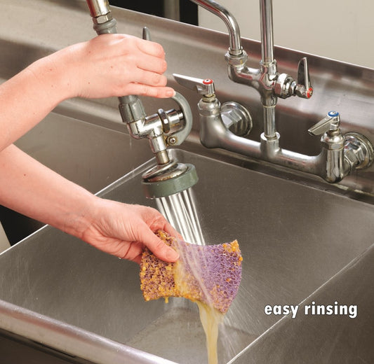 3M Scotch-Brite Purple Scouring Pad 2020CC, 2.8 in x 4.5 in, 4/Pack