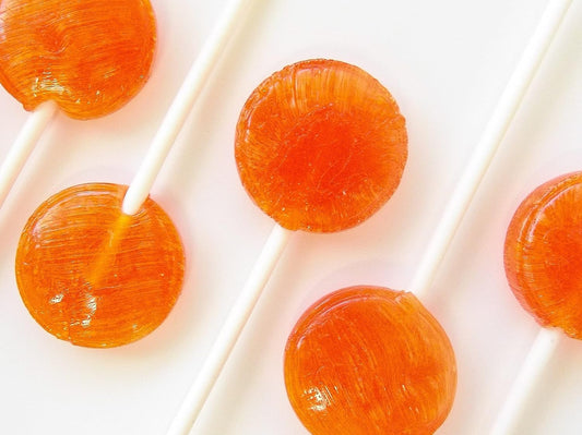 Assorted Bulk Lollipops | Solid Caramel with Fruit Flavors - 5 lb (2.26 kg) Bag