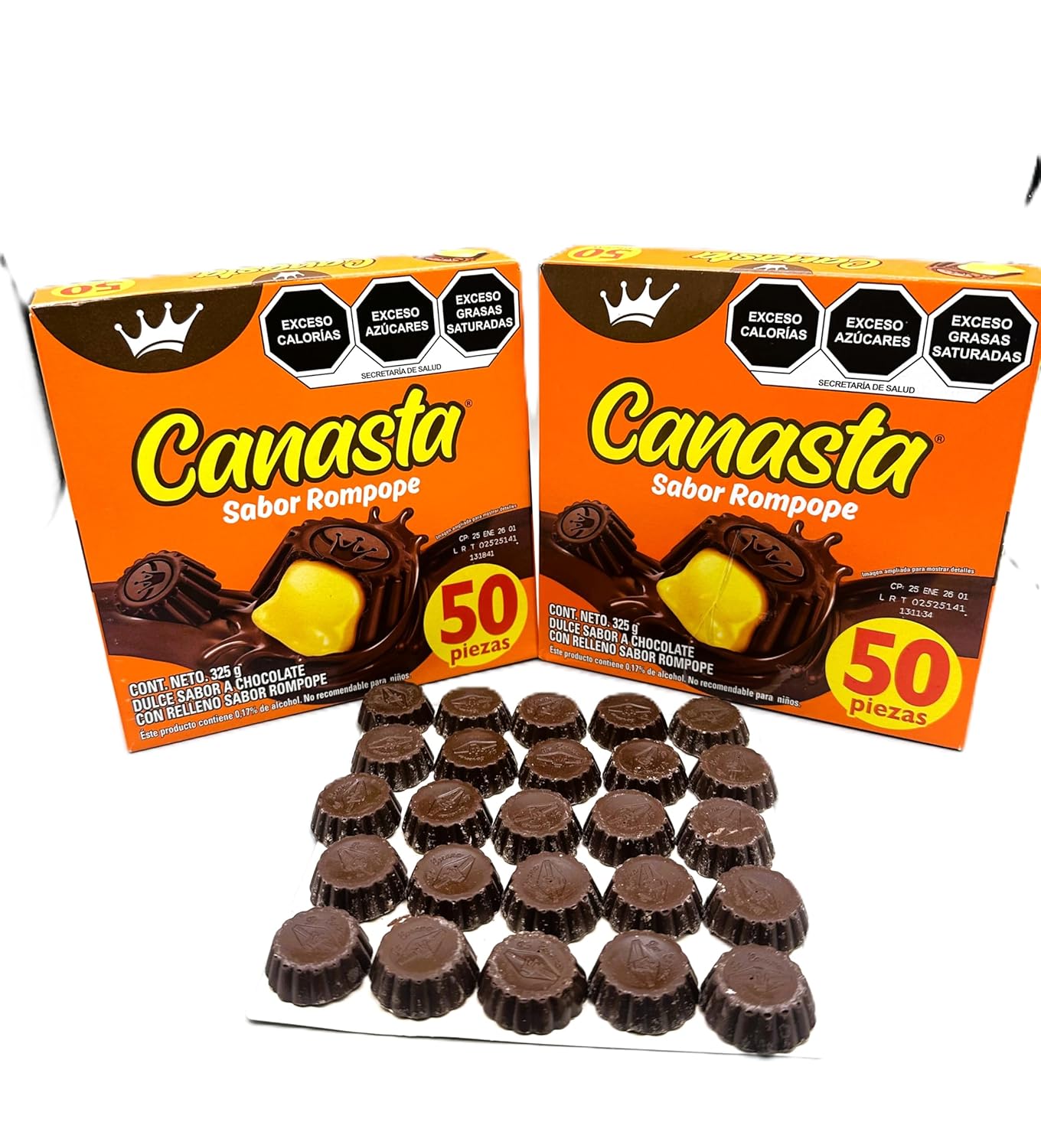La Corona Canasta Rum-Filled Chocolates