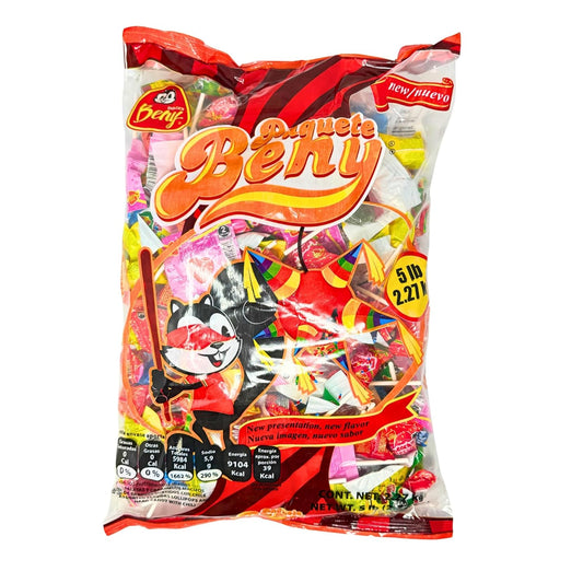 Beny Piñata Mix Assortment | Solid Candy and Lollipops | 5 lb Bulk Bag