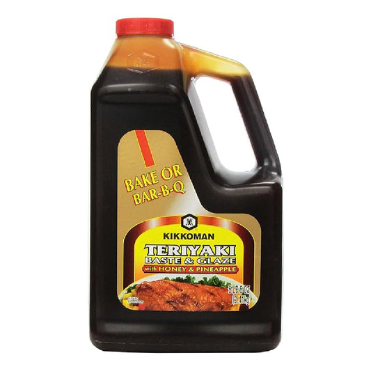 Kikkoman Teriyaki Baste and Glaze with Honey and Pineapple, 85 Ounce
