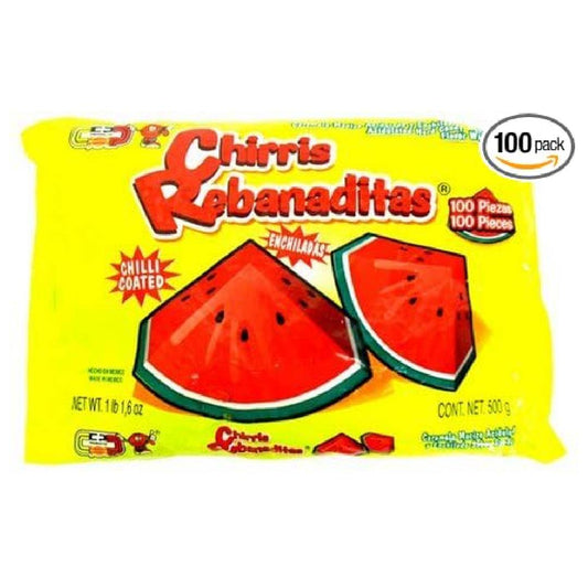 Chirris Rebanaditas – Sweet and Spicy Mexican Watermelon Popsicles with Chili