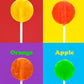 Assorted Bulk Lollipops | Solid Caramel with Fruit Flavors - 5 lb (2.26 kg) Bag