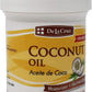 De La Cruz Coconut Oil - Expeller Pressed Coconut Oil for Skin and Hair - Natural Moisturizer for Skin and Hair - 2.2oz (3 Jars)