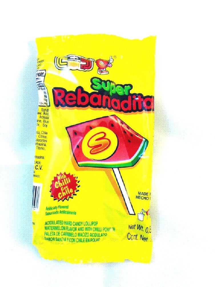 Super Rebanadita | Tangy and Spicy Mexican Lollipops - 20 pcs