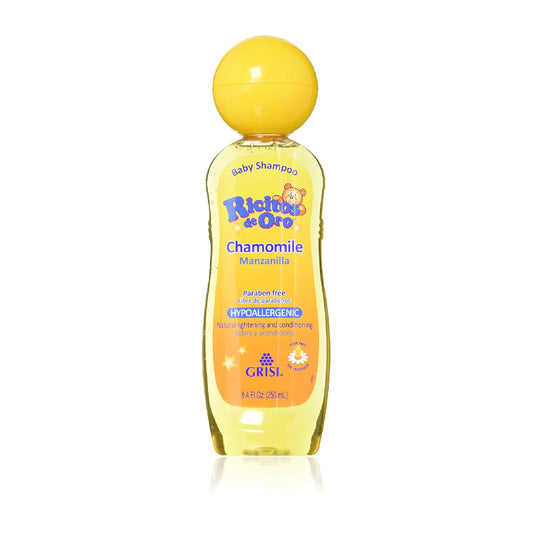 Set of 3 Ricitos de Oro Baby Shampoo Chamomile Hypoallergenic Tear Free Shampoo