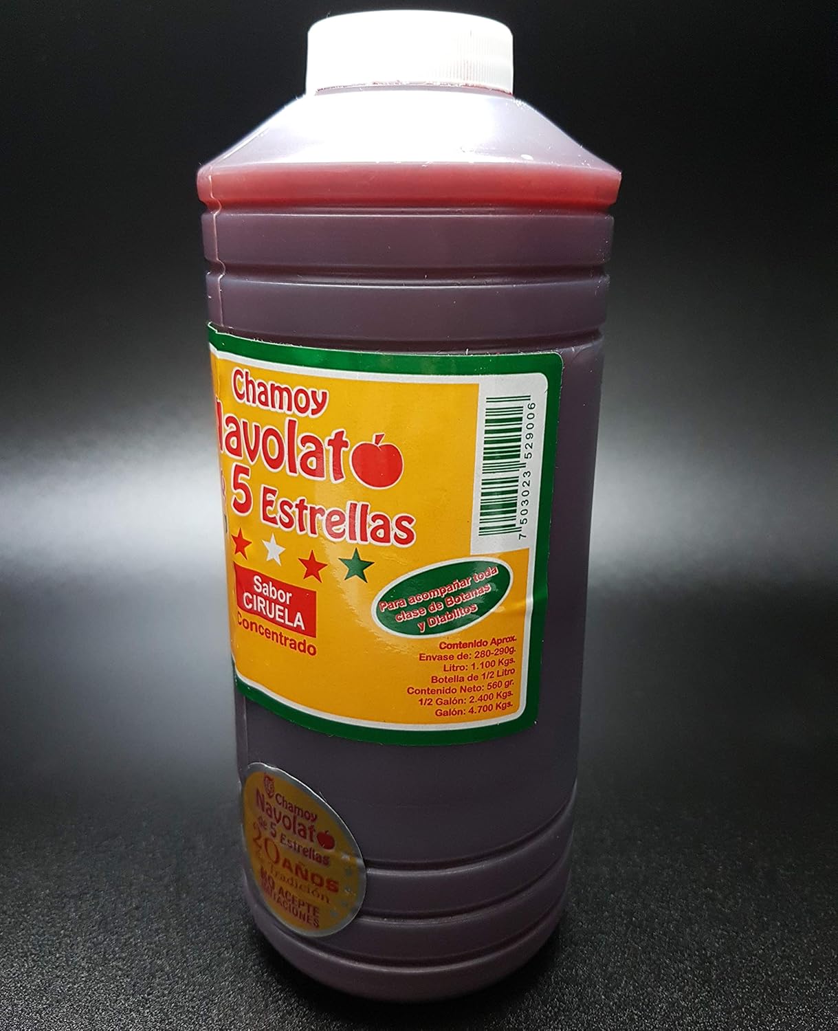 5 Estrellas Chamoy Navolato – 1 Lt Bottle